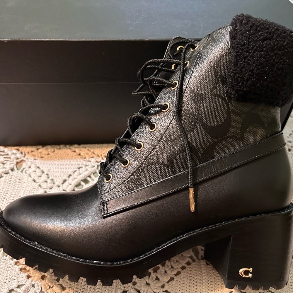 JILL LEATHER BOOT BLACK US 7.5 B Never worn still brand new. - Picture 8 of 13